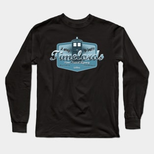 TIMELORDS TIME TRAVEL AGENCY Long Sleeve T-Shirt